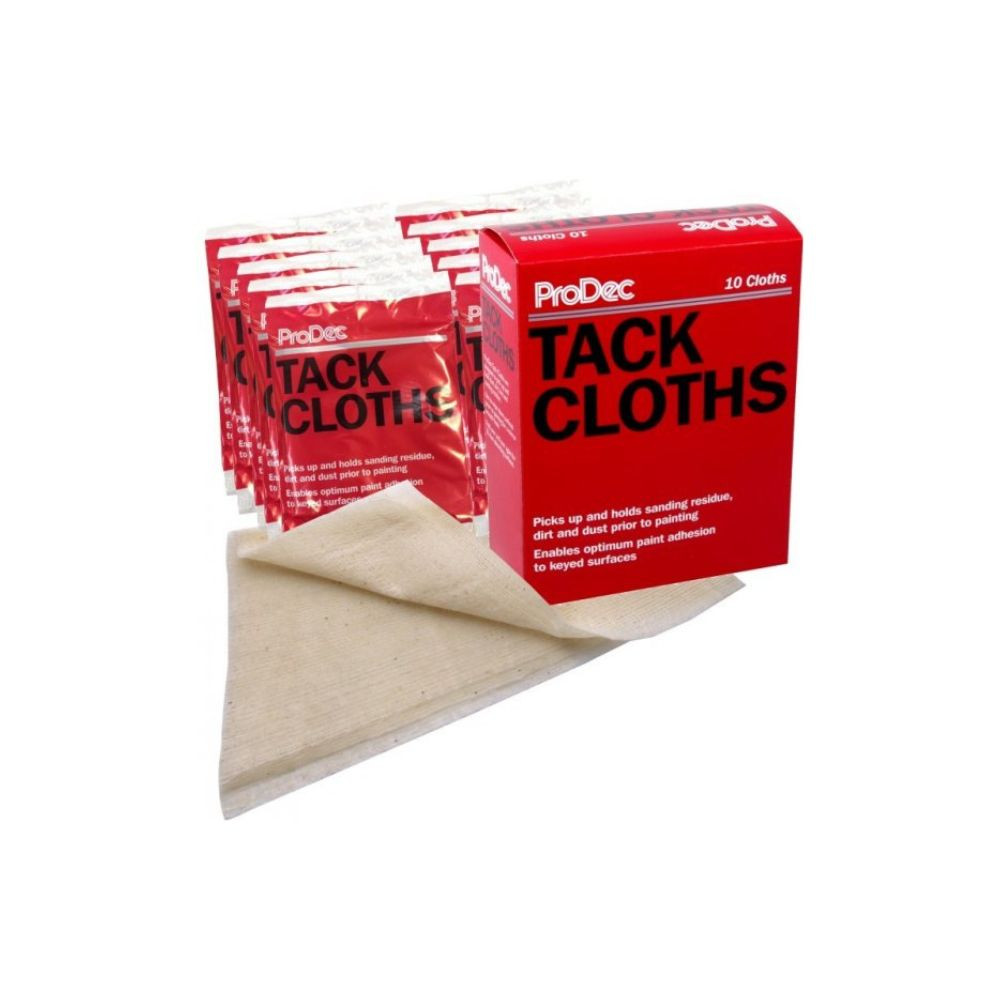 Decorating Supplies Direct Prodec Tack Cloths Pack of 10